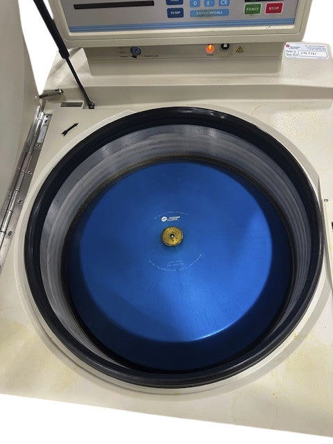 BECKMAN COULTER J6-MI CENTRIFUGE 208V 25A 60 HZ CAT NO 360291 HIGH SIDE 400 PSIG