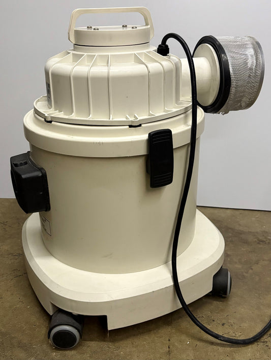 TIGER-VAC CR-1 CLEANROOM VACUUM CLEANER - FILTER DAMAGED BENT - NO ATTACHMENTS