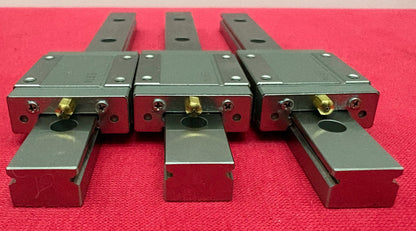 IKO LWL15B LINEAR GUIDE RAIL SLIDE E974 BLOCK - SELLING AS '1 LOT QTY 3'
