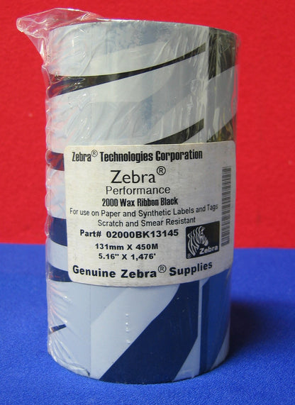 ZEBRA TECH CORP,02000BK13145,ZEBRA PERFORMANCE 2000 NASTRO CERA NERO