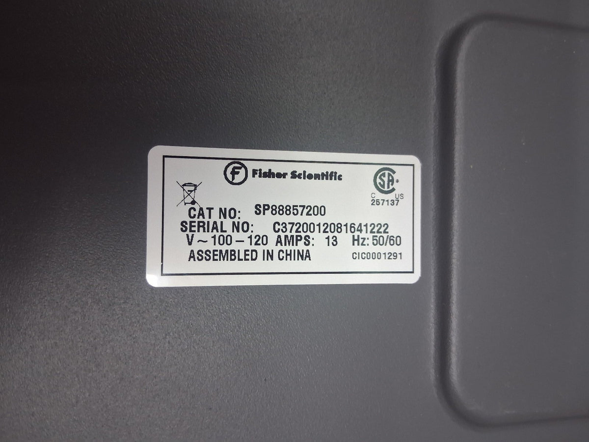 Fisher Scientific Isotemp SP88857200 Digital Stirring Hotplate 7x7 Tested Works