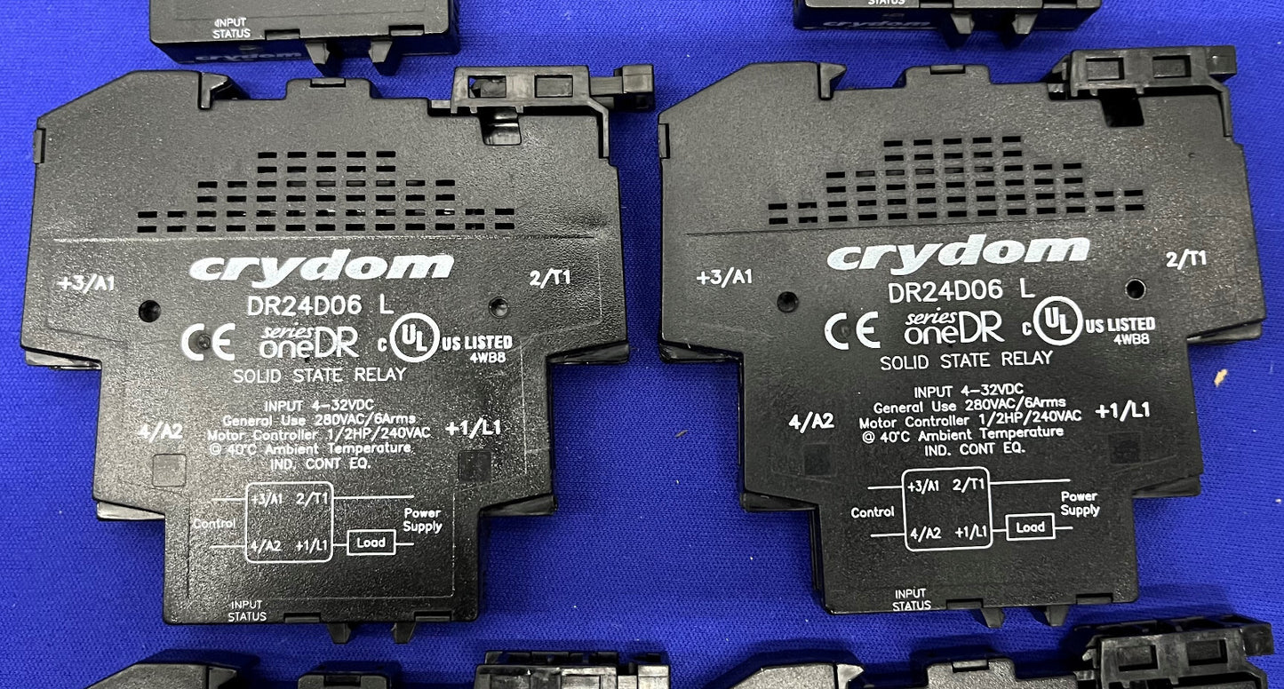 RELÈ A STATO SOLIDO CRYDOM DR24D06, GUIDA DIN 6 AMP,