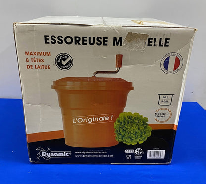 DYNAMIC ® 20 L/5 GAL 'THE ORIGINAL' MANUAL SALAD SPINNER