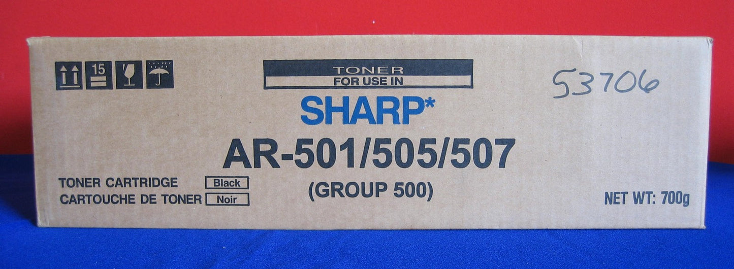 SHARP AR-501/505/507 TONER CARTRIDGE ZWART (GROEP 500) NIEUW IN DOOS
