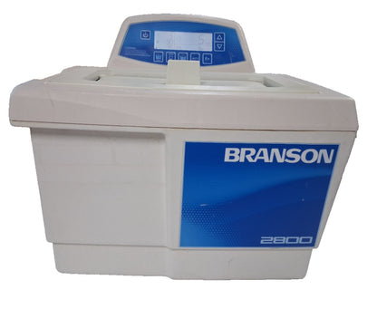 BRANSON 2800 CPX2800H ULTRASONIC BATH 0.75 GALLON CAPACITY TANK DIMENSIONS 9.5"