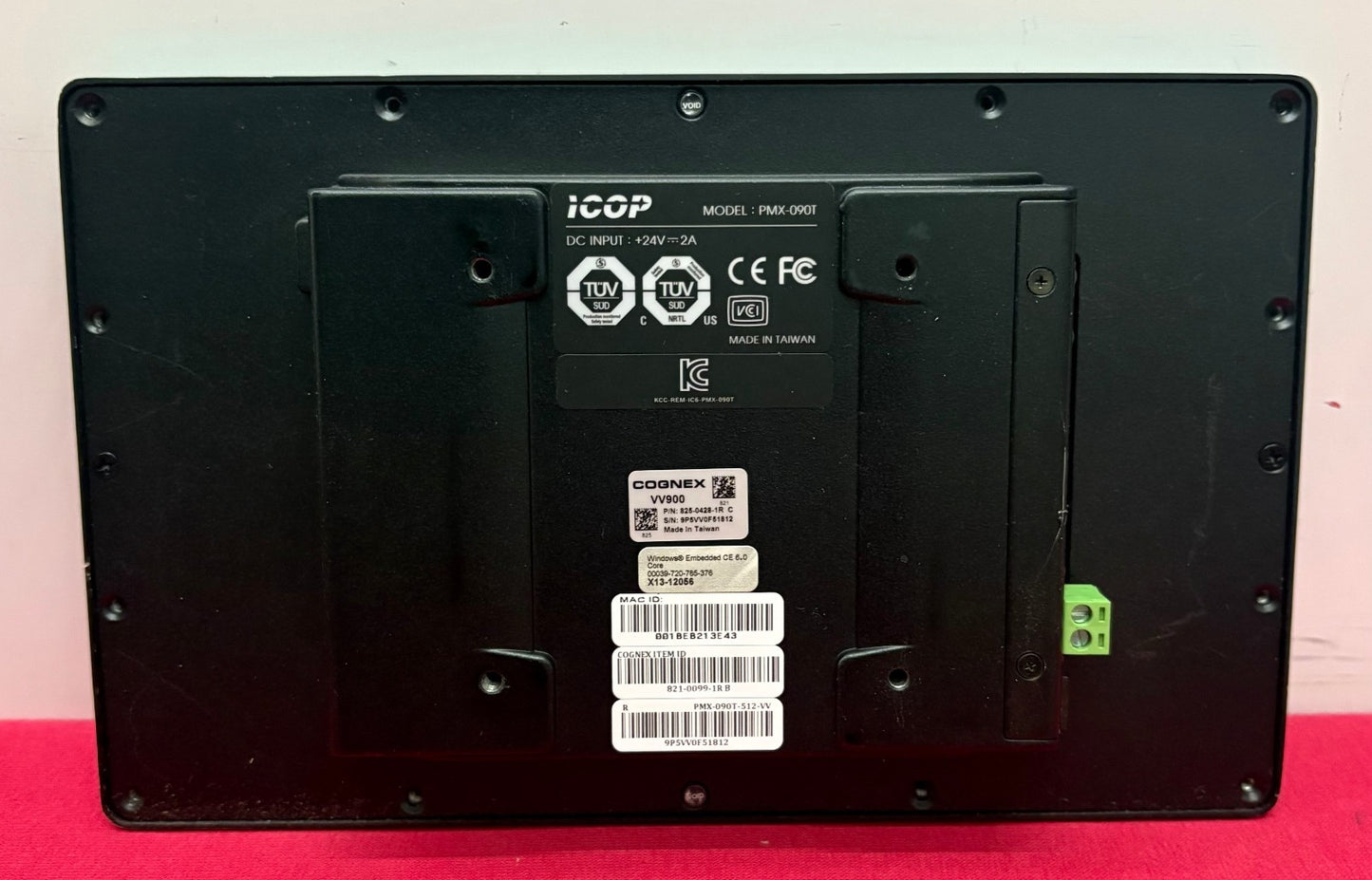 COGNEX VISIONVIEW PMX-090T VV900 OPERATOR INTERFACE (HMI) PANEL,9” PARTS REPAIR