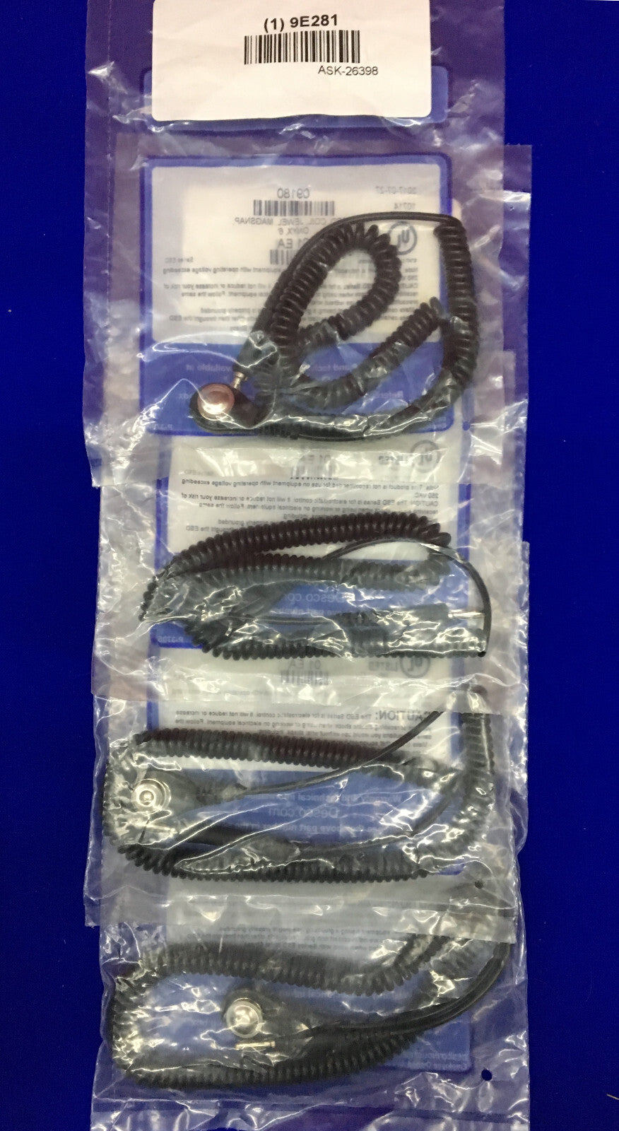 DESCO 09180 KABEL, SPULE, JUWEL, MAGSNAP, OYNX, 6" - 1 LOT MENGE 4