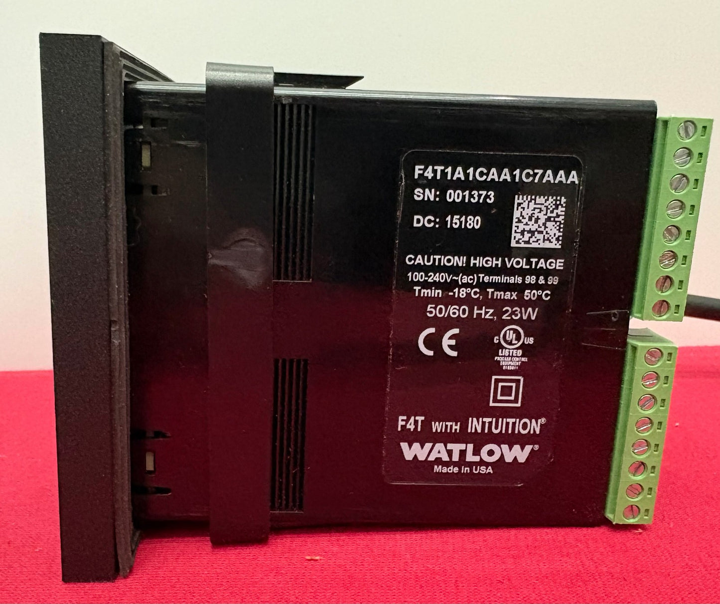 WATLOW F4T PROCESS CONTROLLER F4T1A1CAA1C7AAA TOUCH SCREEN PANEL