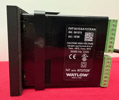 WATLOW F4T PROCESS CONTROLLER F4T1A1CAA1C7AAA TOUCH SCREEN PANEL