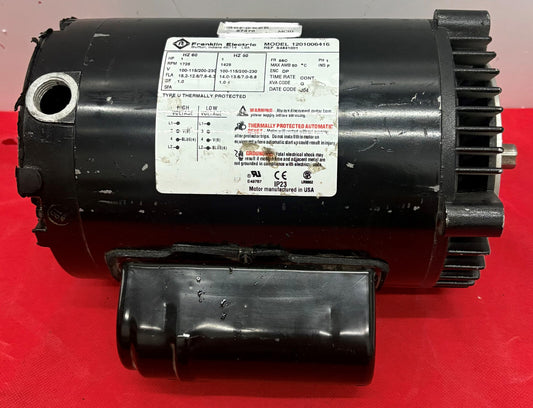 FRANKLIN ELECTRIC 1201006416 1 HP RPM 1725 For Varian Tri-Scoll Pump - FOR PARTS
