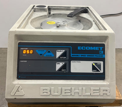 BUEHLER ECOMET 3 VARIABLE SPEED GRINDER-POLISHER CAT # 49-1750-160 -PARTS/REPAIR