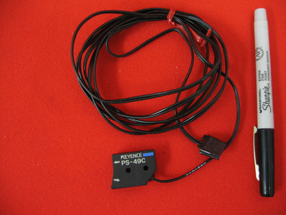 KEYENCE PS-49C FOTO-ELEKTRISCHE SENSOR O-RING DETECTIE VOOR AUTOMATISERING NIB