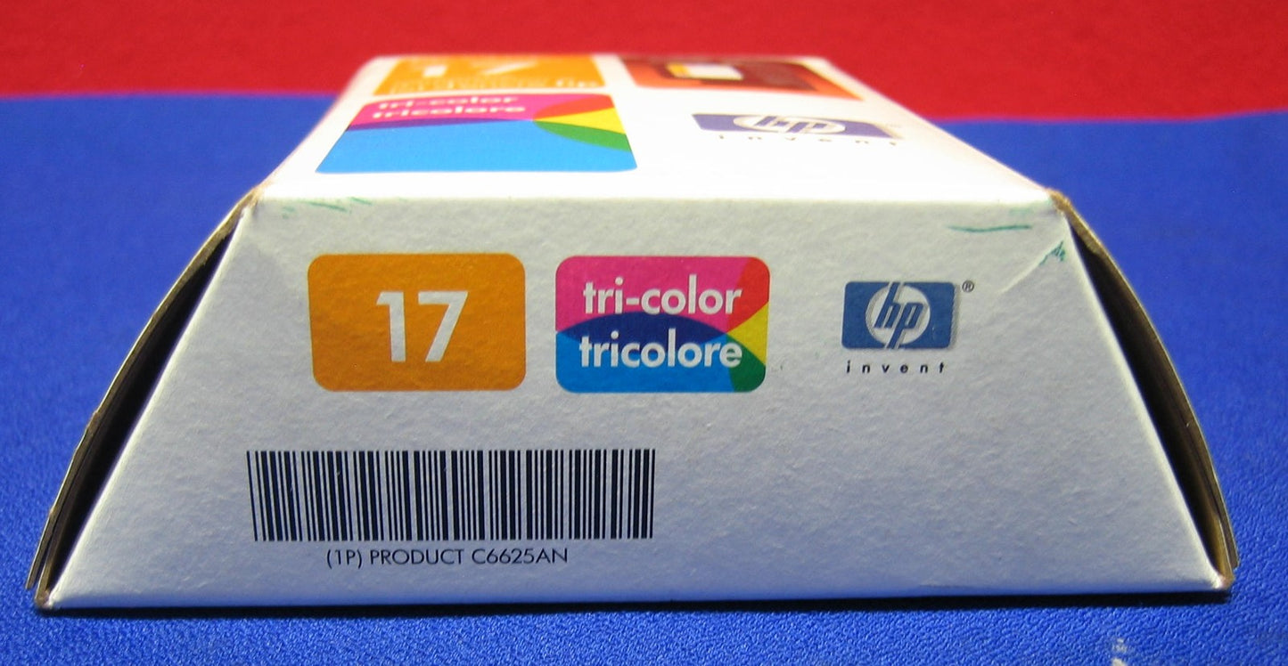 HP HEWLETT PACKARD INKJET PRINT CARTRIDGE 17 TRI-COLOR