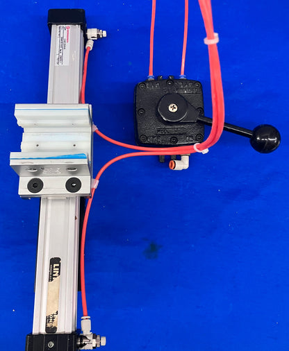 CILINDRO SENZA STELO NORGREN GUIDA 25MM C/46125/M/8 CON INTERRUTTORE PNEUMATICO