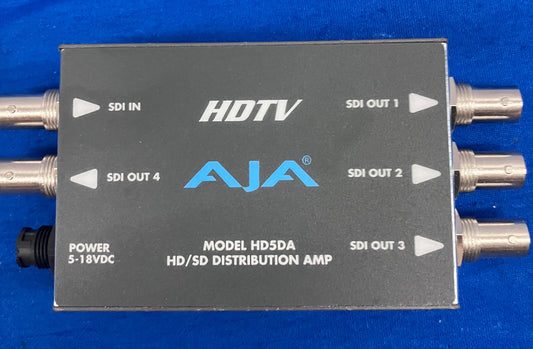 AJA HD5DA HD-SDI / SDI SERIAL DIGITAL DISTRIBUTION AMPLIFIER