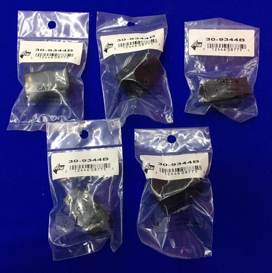 NEW - QTY 5 - AIM 30-9344B FEMALE COUPLER 1 PORT UNSHIELDED
