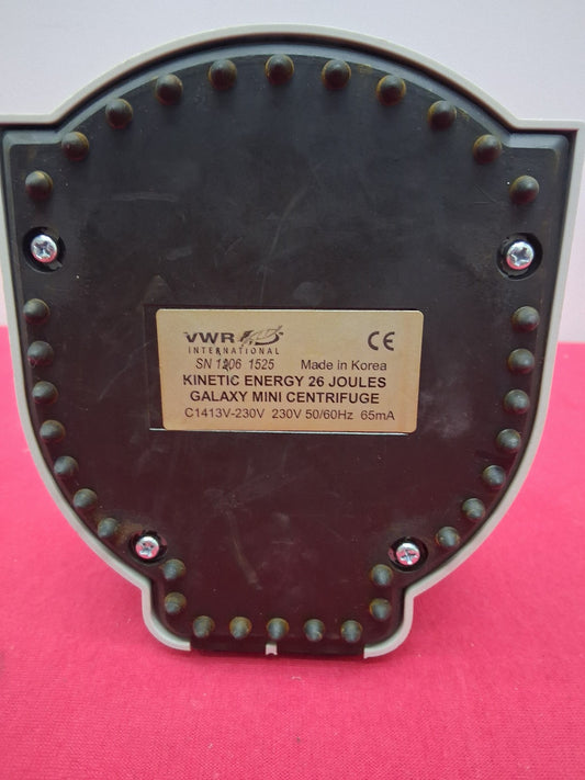 VWR Galaxy Mini Centrifuge Kinetic Energy 26 Joules C1413V-230V 230V 50/60Hz