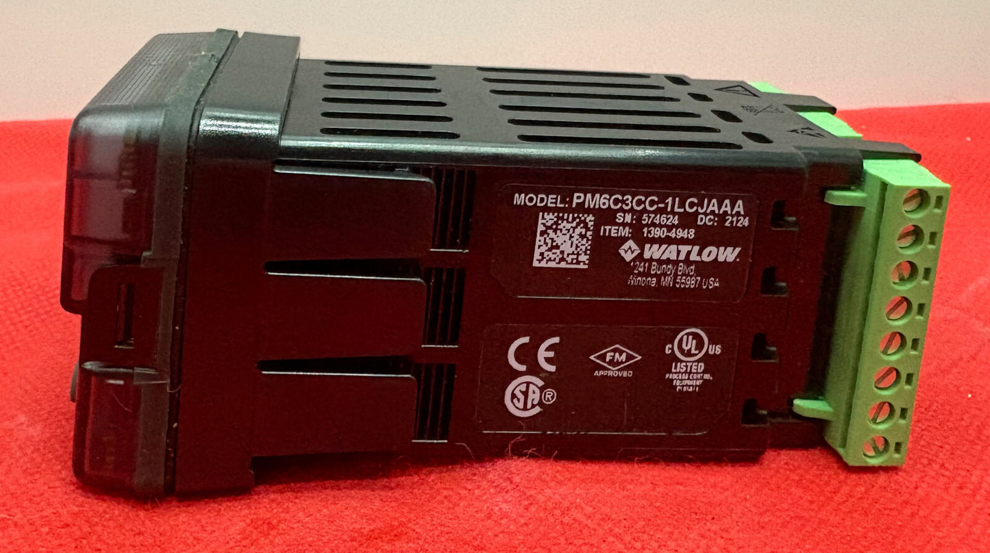 WATLOW PM6C3CC-1LCJAAA EZ-ZONE® CONTROLLER PM CONTROLS 1390-4948