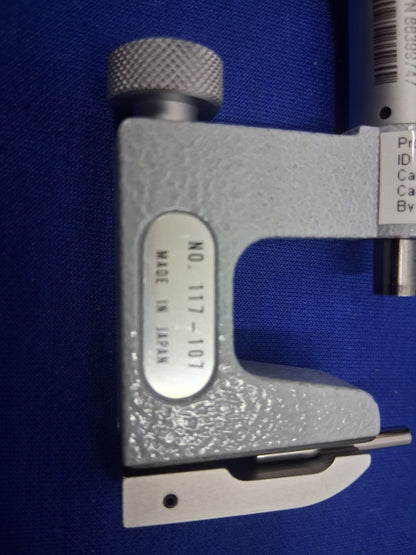 Mitutoyo 117-107 Uni-Mike Outside Micrometer 0-1" Mechanical W/ CASE ACM-1"V