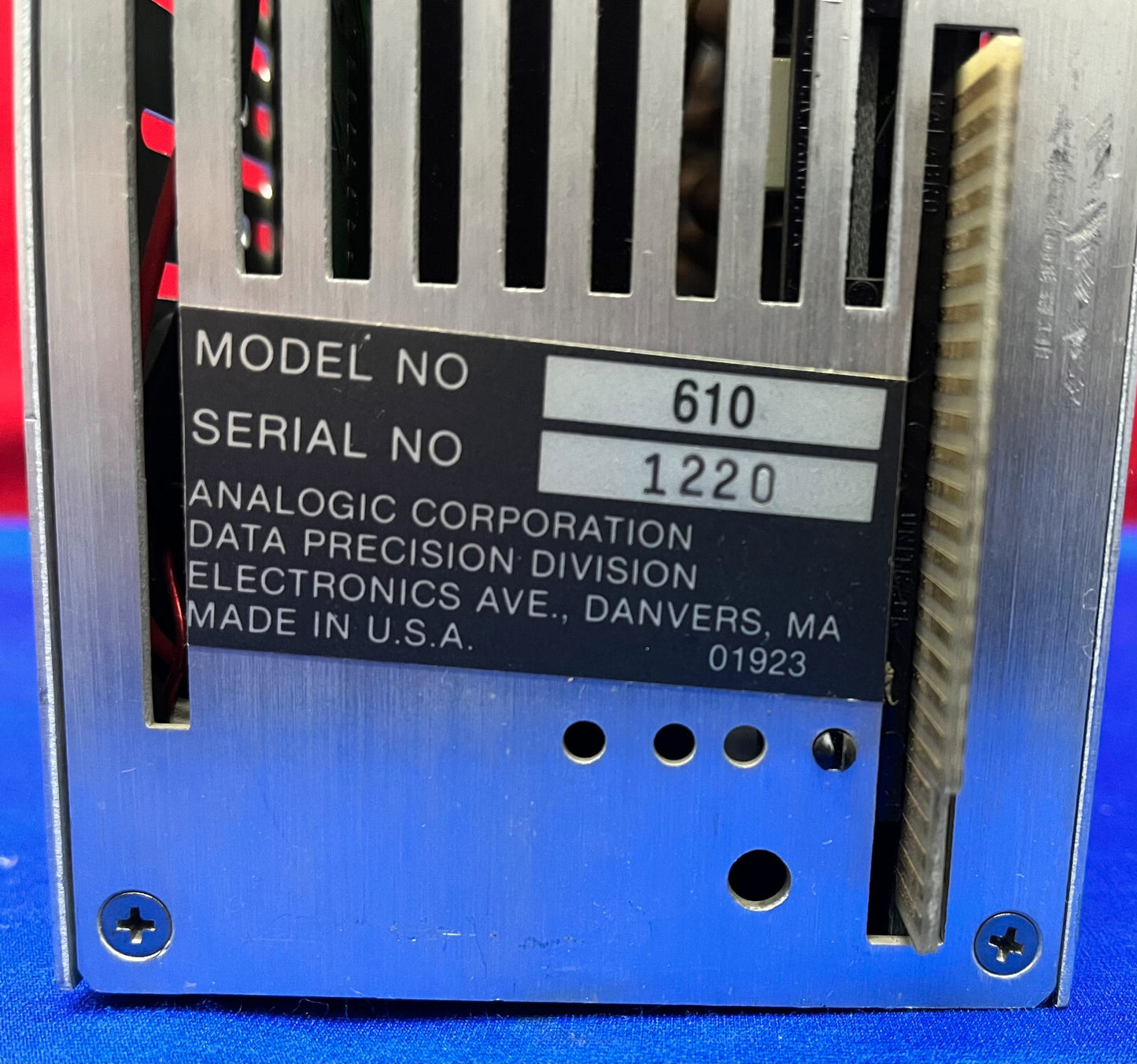 MODULO PLUG-IN ANALOGIC DATA PRECISION 610 