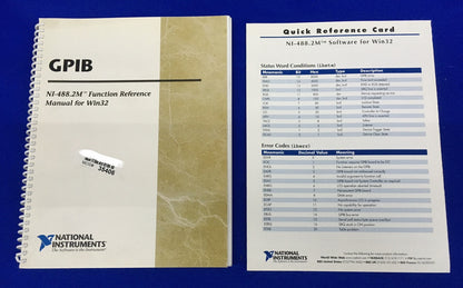 NATIONAL INSTRUMENTS NI-488.2M ™ FUNCTION REFERENCE MANUAL FOR WIN32