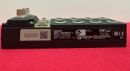 OMRON MODULE ERT1-HD16CH-1 REMOTE I/O (RIO) WATERPROOF TERMINAL CONTROLLER VER 2