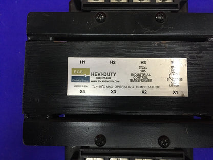 EGS E250TC HEVI-DUTY INDUSTRIAL CONTROL TRANSFORMER