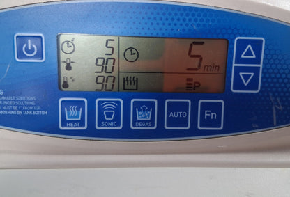 BRANSON 2800 CPX2800H ULTRASONIC BATH 0.75 GALLON CAPACITY TANK DIMENSIONS 9.5"