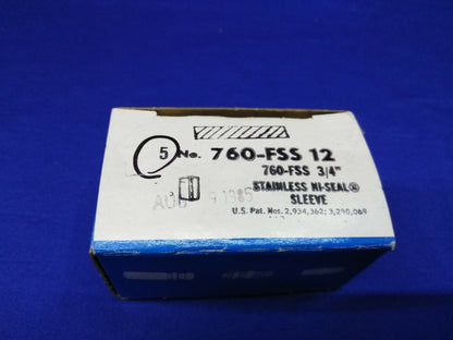 4 BOXES - EACH CONTAINING 5 SLEEVES IMPERIAL EASTMAN 760-FSS 12 3/4" HI-SEAL®