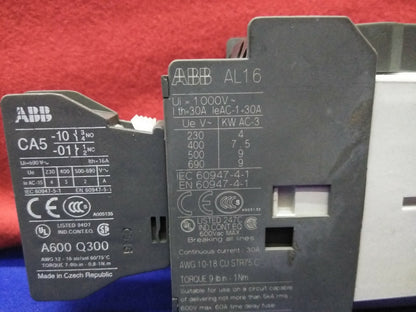 CONTATTORE ALLEN-BRADLEY / ABB / ALLEN BRADLEY AL16 