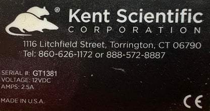 KENT SCIENTIFIC GENIE TOUCH™ SYSTEM DUAL SYRINGE PUMP w/ POWER SUPPLY -FOR PARTS