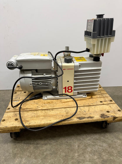 Edwards E1M18 VACUUM PUMP G1946-80006 A34324904 FOR PARTS / REPAIR