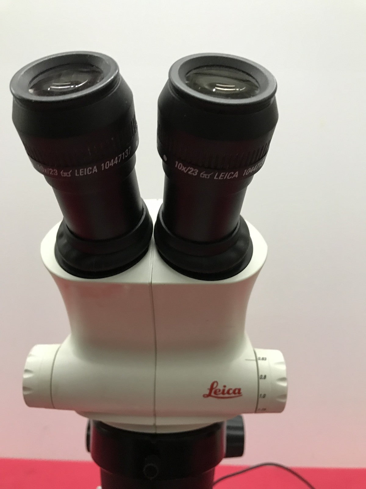 LEICA S4E STEREO ZOOM MICROSCOPE 6.3 -30 X MAGNIFICATION WITH STAND & LED LIGHT
