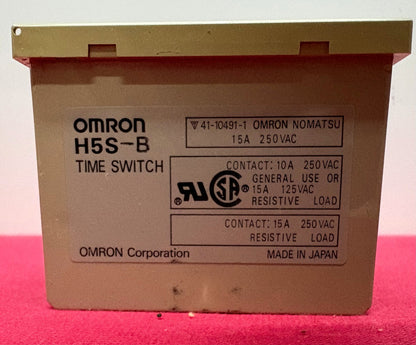 OMRON TIME SWITCH H5S-B 250VAC 10A 100-250