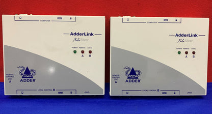Lote de 2 EXTENSORES AdderLink XLSliver CAT 5 ALSTX 5 V CC
