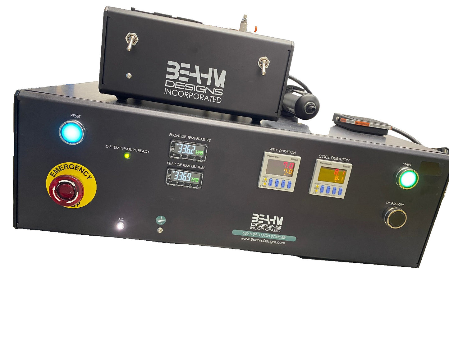 Beahm 520 B Machine Solutions Balloon Bonder 3044416-105 Split Die Bonder
