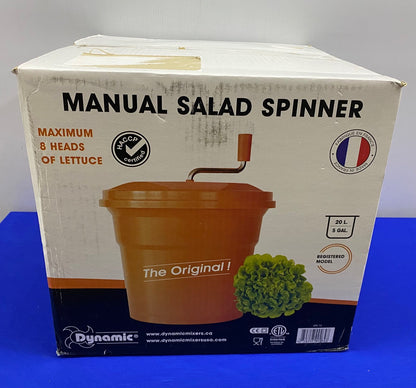 DYNAMIC ® 20 L/5 GAL 'THE ORIGINAL' MANUAL SALAD SPINNER