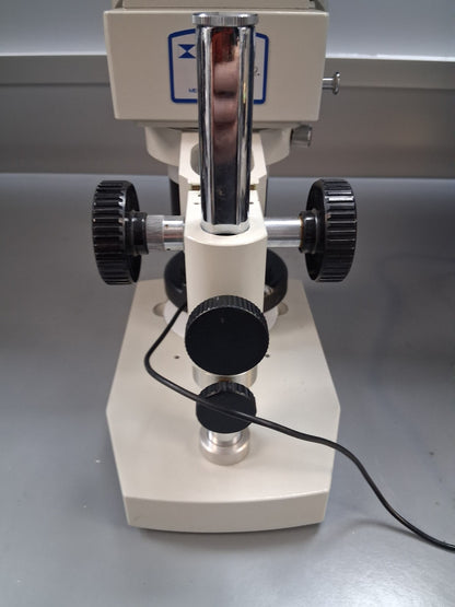 MEIJI EMT TRINOCULAR STEREO MICROSCOPE STAND LED LIGHT Missing Camera, Tube & TV