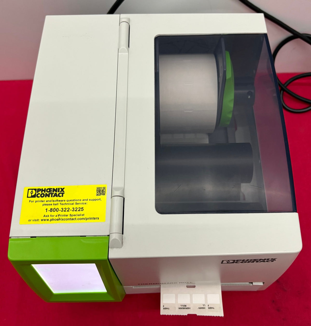 PHOENIX CONTACT THEROMARK ROLL 5146477 THERMAL TRANSFER PRINTER SN 1737061296