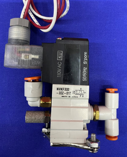 1 LOTE DE 3 VÁLVULAS SOLENOIDES SMC NVKF332-3DZ-01T