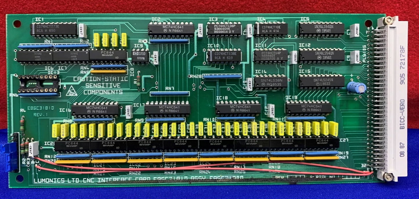 Scheda di interfaccia Lumonics E85C3181D