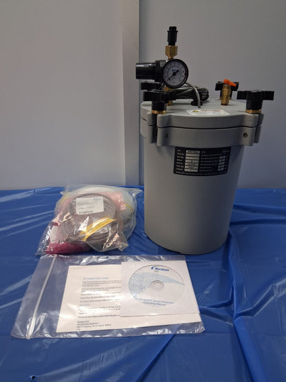 NORDSON EFD 7020188 5L TANK FLOAT SWITCH 100 PSI ANALOG GAUGE FLUID RESERVOIR