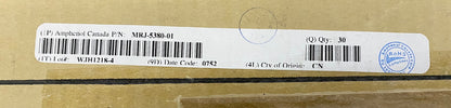 AMPHENOL ® / MOTOROLA MRJ-5380-01 / 515-1002-0048 モジュラージャックコネクタ 30 個
