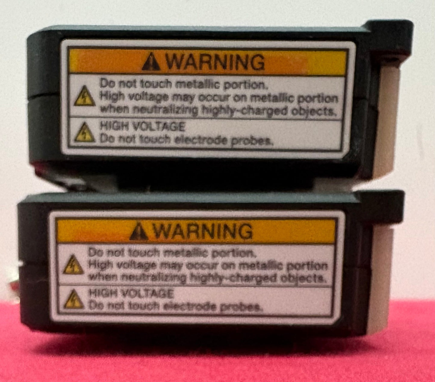 LOT OF 2 KEYENCE SJ-L005F COMPACT FAN STATIC ELIMINATOR IONIZER