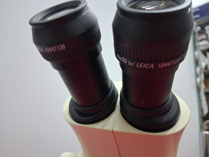 LEICA S6E STEREO ZOOM 6.3- 40X MAGNIFICATION BOOM STAND LED RING LIGHT