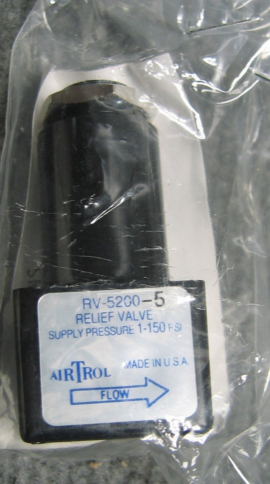 VÁLVULA DE ALIVIO AIRTROL RV-5200-5 PRESIÓN DE SUMINISTRO 1-150 PSI, EL ARTÍCULO ES NUEVO/SIN USO