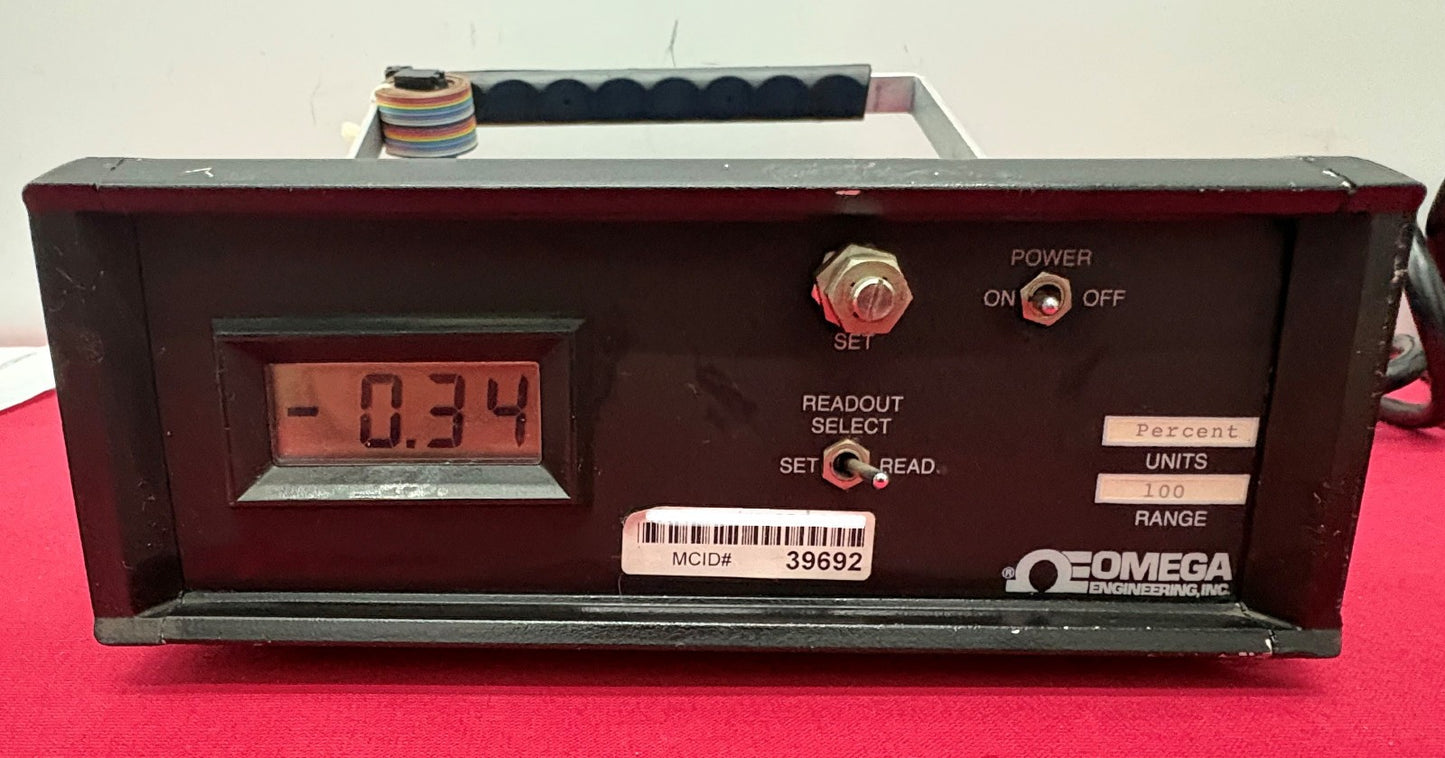 OMEGA FMA-DV GAS MASS FLOW CONTROLLER  115V RANGE: 0-100% - FOR PARTS/REPAIR