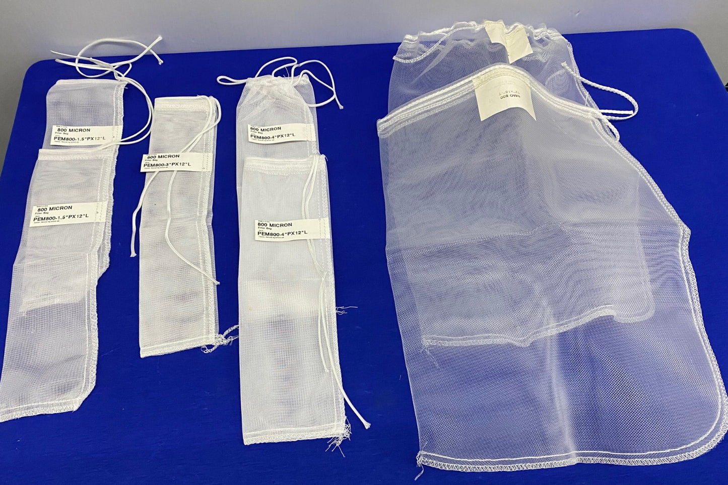 Netzbeutel mit Kordelzug, 1 Set mit 7 Stück