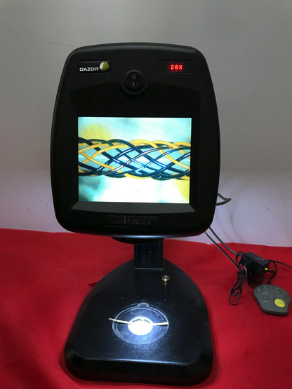 DAZOR SPECK-1 22 SPECKFINDER ELECTRONIC VIDEO MICROSCOPE 1X-25X MAGNIFICATION