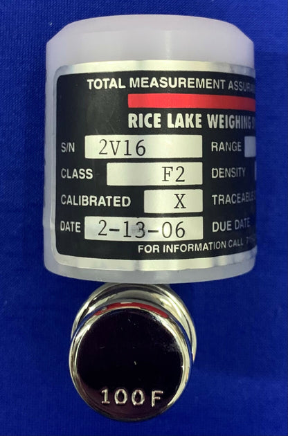 ライスレイク計量システム 500G 100G 50G SS 円筒形重量クラス F2 